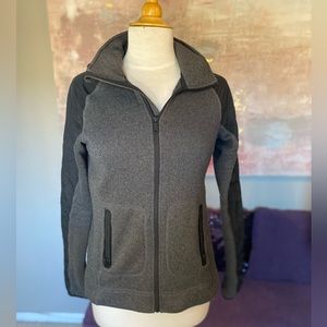 Burton DryRide jacket in grey sweater‎ like fabric size xs